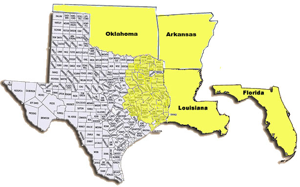 Areas we serve: Fannin County, TX, Bowie 
County, TX, Delta County, TX, Titus County, TX, Dallas County, TX, Wood County, TX, Kaufman County, TX, 
Gregg County, TX, Navarro County, TX, Marion County, TX, Anderson County, TX, Nacogdoches County, TX, 
San Augustine County, TX, Angelina County, TX, Madison County, TX, Tyler County, TX, Walker County, TX, 
San Jacinto County, TX, Montgomery County, TX, Waller County, TX, Orange County, TX, Louisiana, Lamar County, tex, 
Collin County, tex, Hopkins County, tex, Morris County, tex, Rockwall County, tex, Harrison County, tx, Van
 Zandt County, tx, Rusk County, tx, Henderson County, tx, Limestone County, tx, Cherokee County, tx, Falls 
 County, tx, Sabine County, tx, Milam County, tx, Trinity County, tx, Jasper County, tx, Brazos County, tx, 
 Burleson County, tx, Liberty County, tx, Harris County, tx, Chambers County, Texas, Florida, Red River 
 County, Texas, Hunt County, Texas, Franklin County, Texas, Cass County, Texas, Rains County, Texas, Ellis 
 County, Texas, Smith County, Texas, Harrison County, Texas, Panola County, Texas, Freestone County, Texas, 
 Shelby County, Texas, Leon County, Texas, Houston County, Texas, Robertson County, Texas, Polk County, 
 Texas, Newton County, Texas, Grimes County, Texas, Washington County, Texas, Hardin County, Texas, 
 Jefferson County, Texas, Galveston County, Texas, Vermont