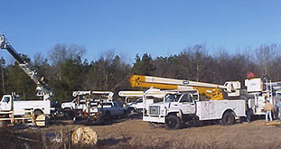 Some of the Northeast Texas Pow equipment